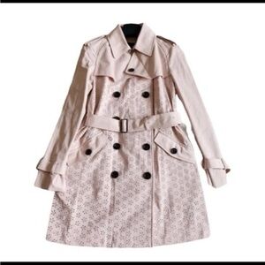 Coach Light Pink Trench Coat